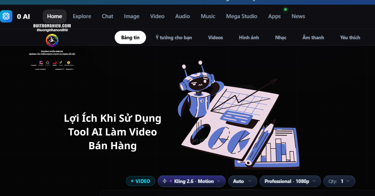 tool làm video ai bán hàng giá rẻ