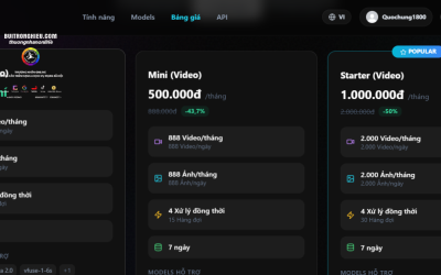 Tool Làm Video AI Giá Rẻ Tốt Nhất Hiện Nay – Tối Ưu Chi Phí Cho Người Làm Nội Dung
