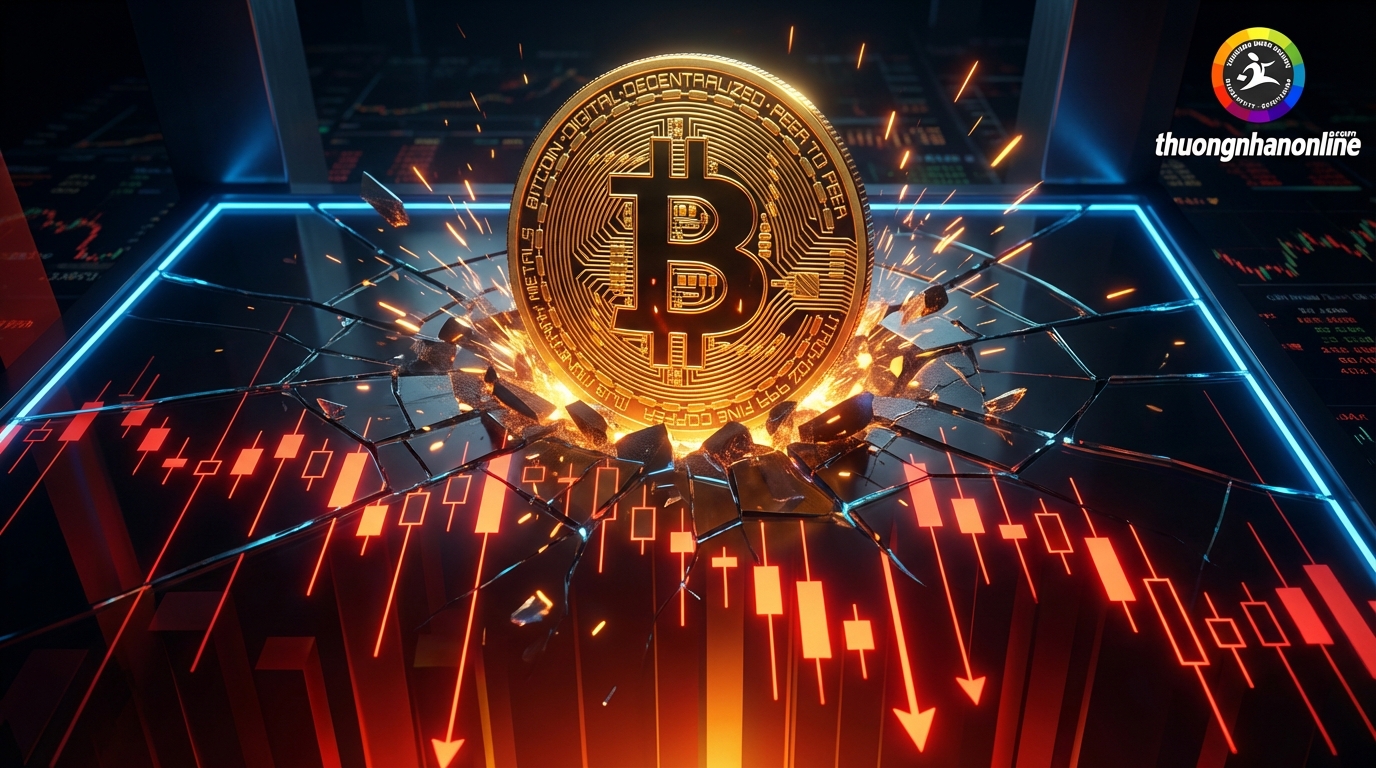 Bitcoin lao dốc mạnh từ mốc 68.000 USD