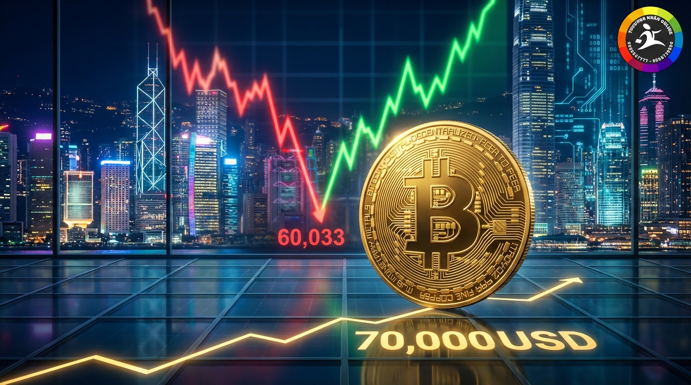 Bitcoin phục hồi giá 70000 USD