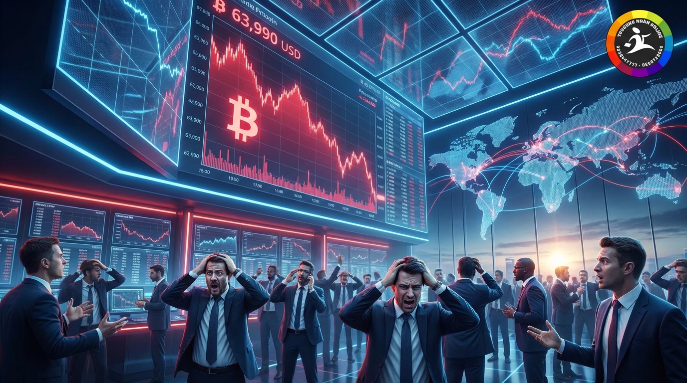 Giá Bitcoin giảm sâu do thuế quan Trump và ngành AI biến động
