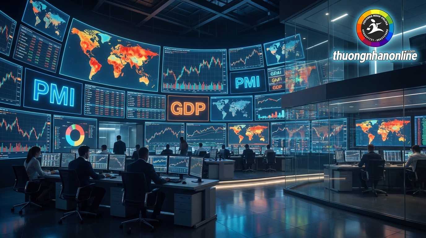 Thị trường tài chính chờ đợi dữ liệu PMI và GDP
