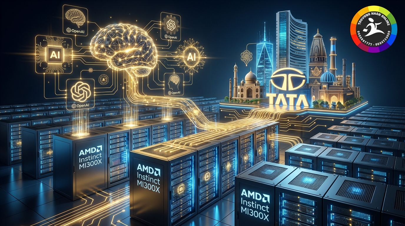 OpenAI AMD và Tata Group hợp tác phát triển AI