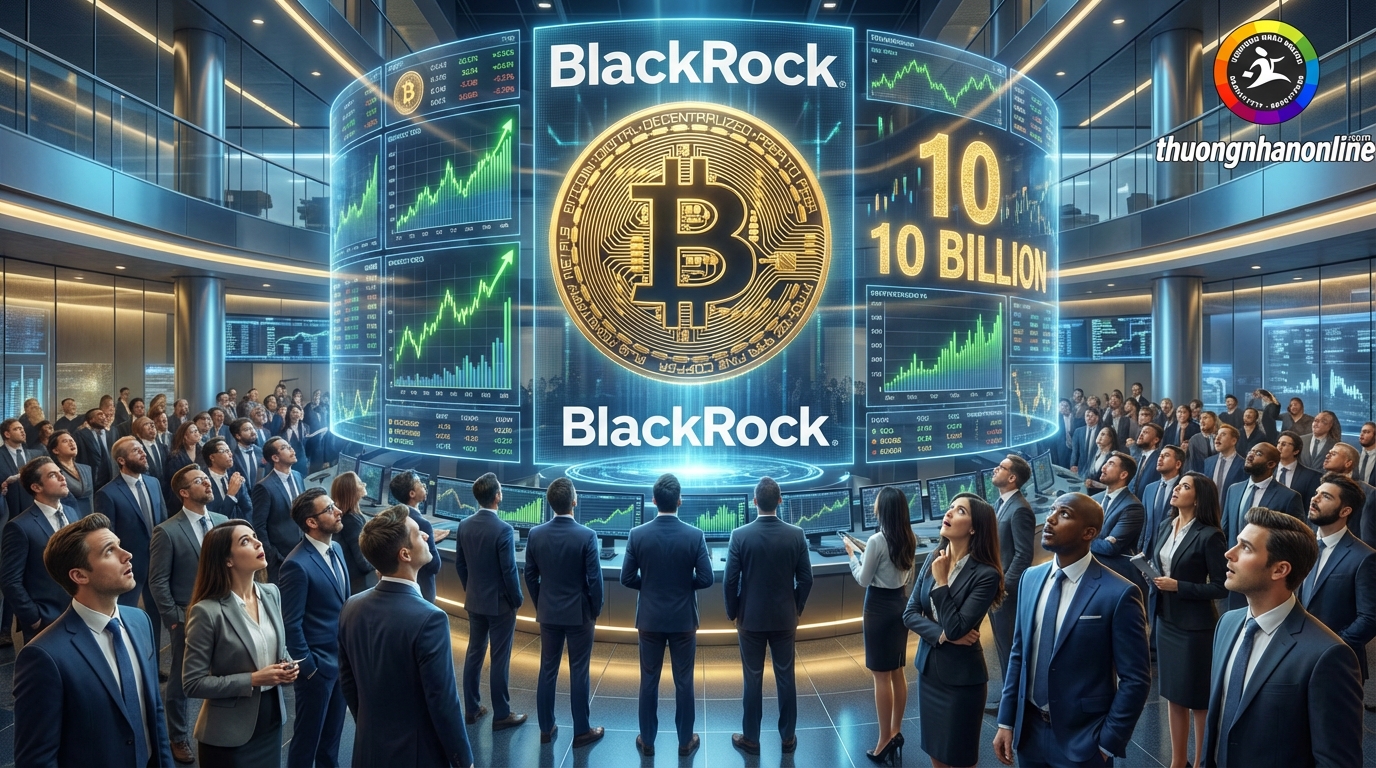BlackRock Bitcoin ETF trading volume record 10 billion usd