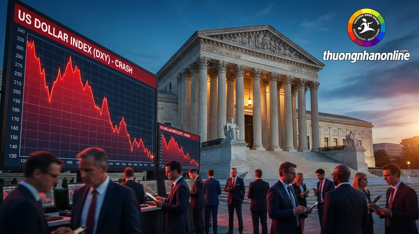 Đồng USD giảm giá sau phán quyết của Tòa án Tối cao Mỹ