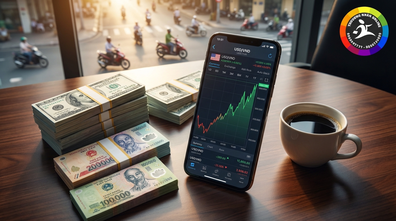 Tỷ giá USD chợ đen tăng mạnh ngày 23/02/2026