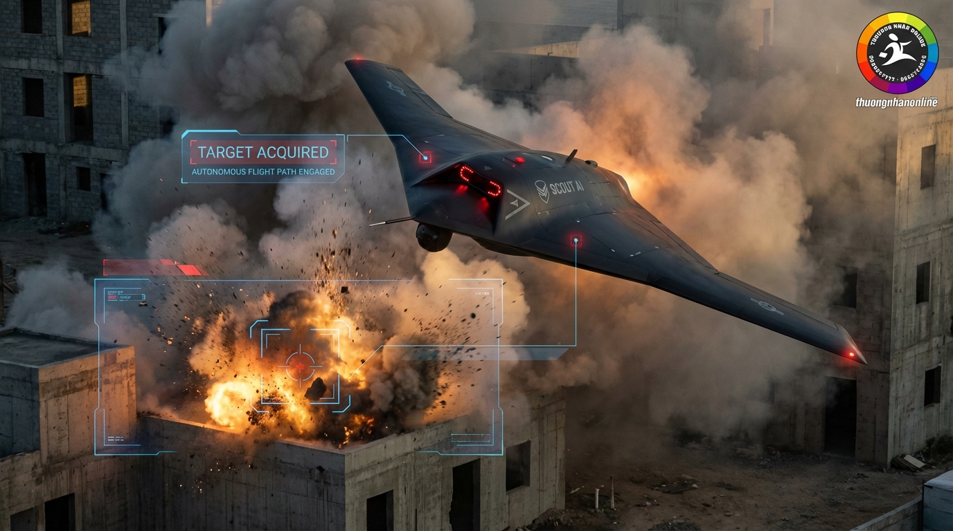 Scout AI vận hành vũ khí sát thương tự hành