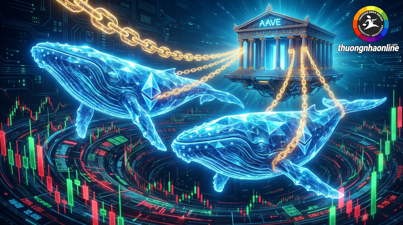 Cá voi Ethereum bán tháo ETH để trả nợ Aave