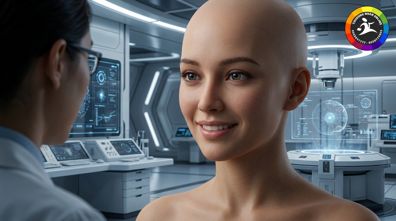 Robot AI Trung Quốc với biểu cảm giống người thật