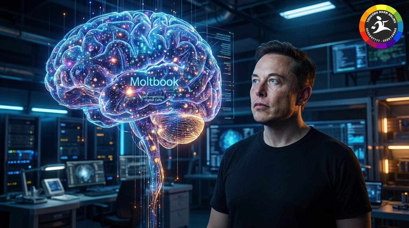 Elon Musk nhận định về Moltbook và Điểm kỳ dị AI
