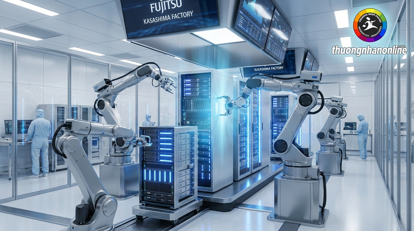 Fujitsu AI Server Manufacturing in Japan