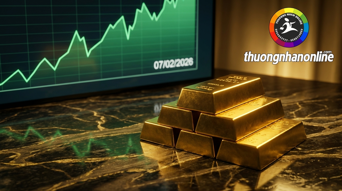 Giá vàng hôm nay 7/2/2026 đảo chiều tăng mạnh và dự báo từ CIBC