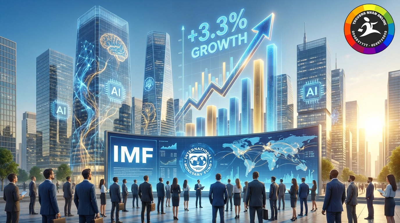 IMF nâng dự báo tăng trưởng kinh tế toàn cầu 2026