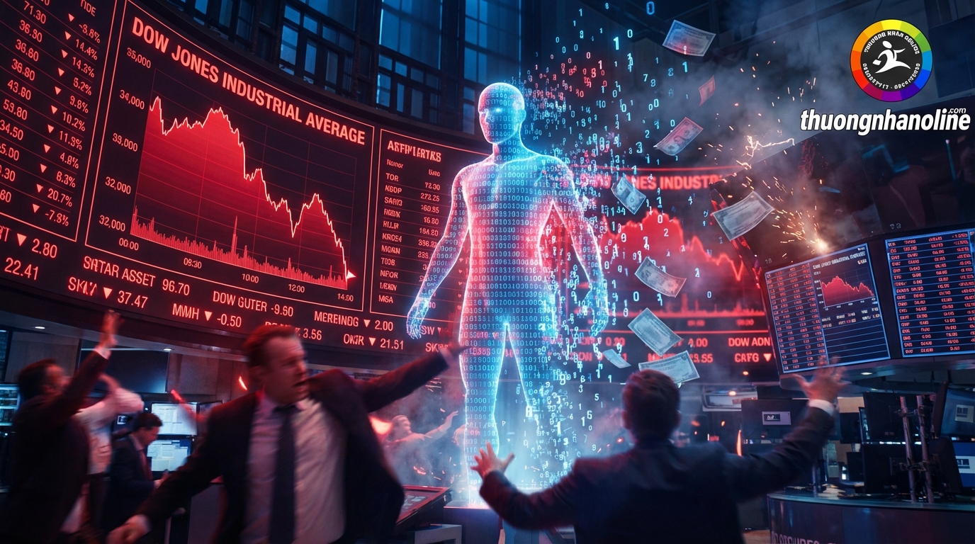 Thi trường chứng khoán Mỹ sụt giảm do áp lực từ nhóm cổ phiếu AI