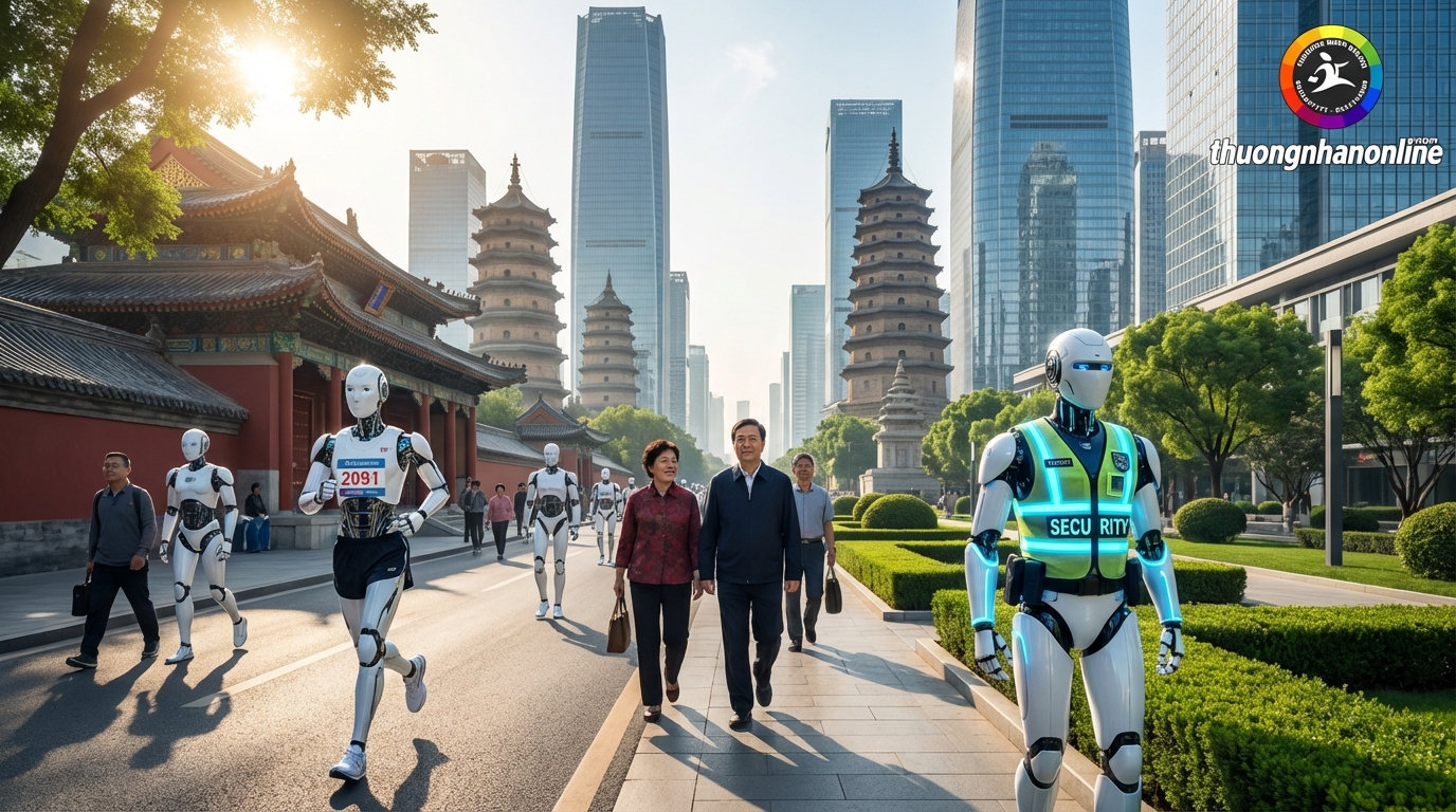 AI vật lý robot tại Bắc Kinh 2026
