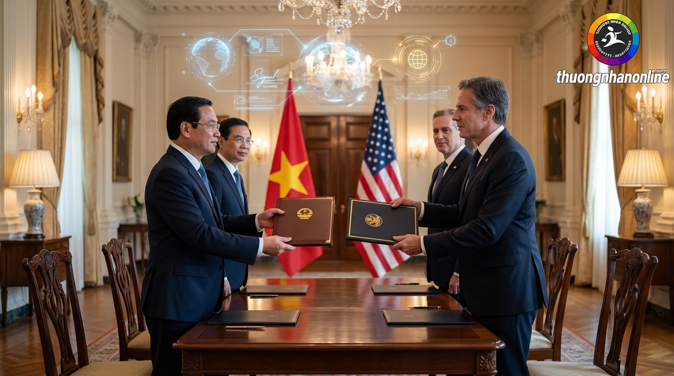 Lễ ký kết hợp tác Việt Nam và Hoa Kỳ 2026