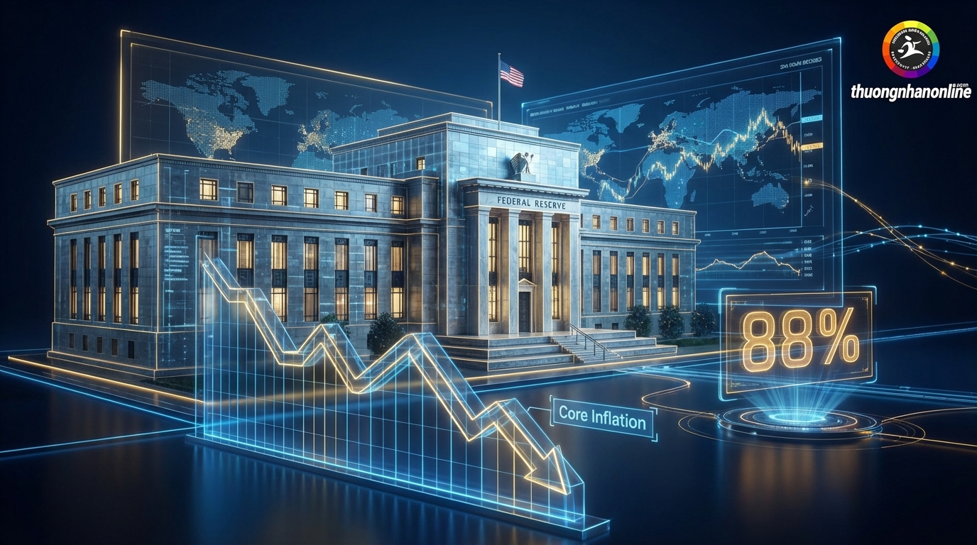 Lạm phát lõi Mỹ chạm mức thấp nhất 4 năm và phản ứng của Fed