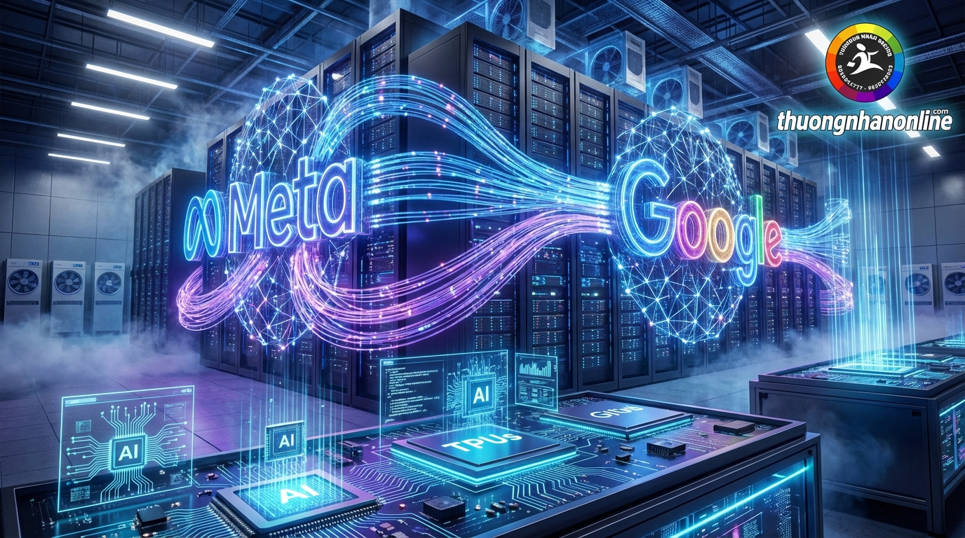 Meta và Google hợp tác trong lĩnh vực chip AI
