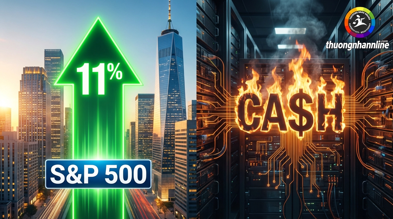 Nghịch lý lợi nhuận S&P 500 và chi phí đầu tư AI