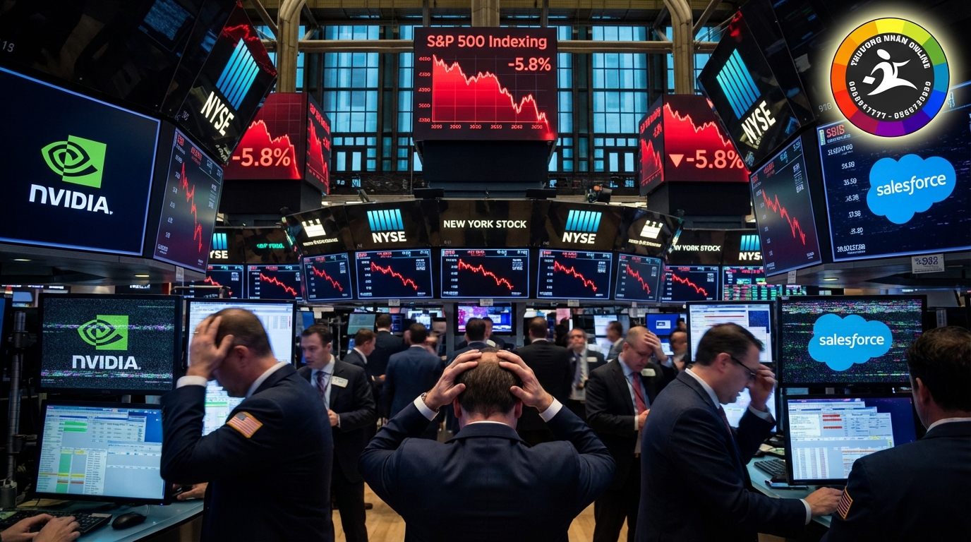 Thị trường chứng khoán S&P 500 giảm điểm mạnh