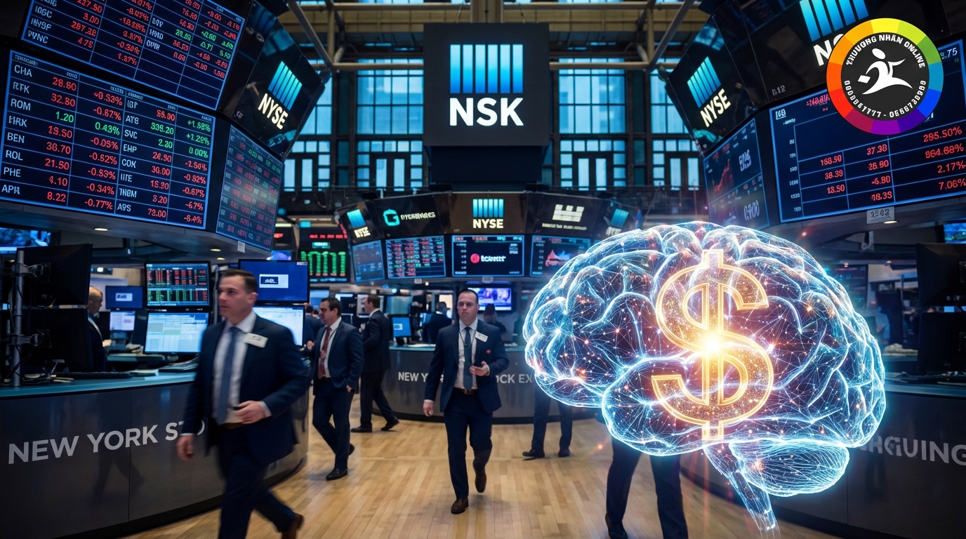 Thị trường chứng khoán Mỹ đi ngang do ảnh hưởng của lạm phát và AI