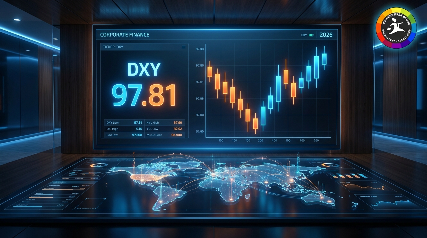 Biểu đồ chỉ số USD Index tăng trưởng năm 2026