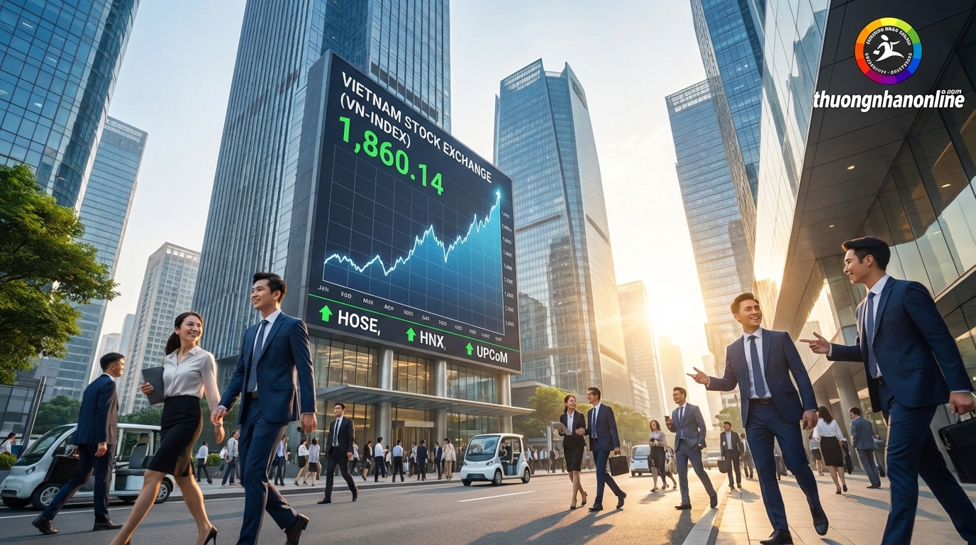 VN-Index tăng điểm mạnh mẽ phiên khai xuân năm Bính Ngọ