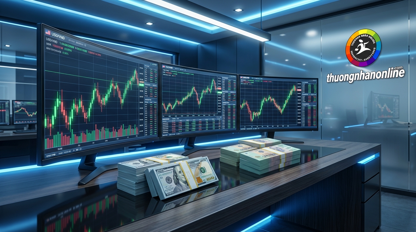 Biến động tỷ giá USD quốc tế và trong nước