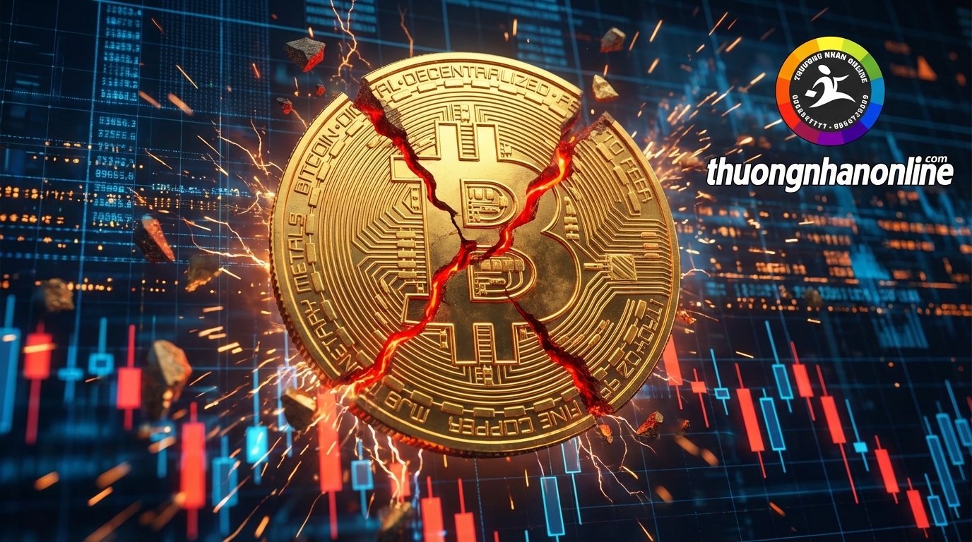 Bitcoin giá sụt giảm sâu năm 2026