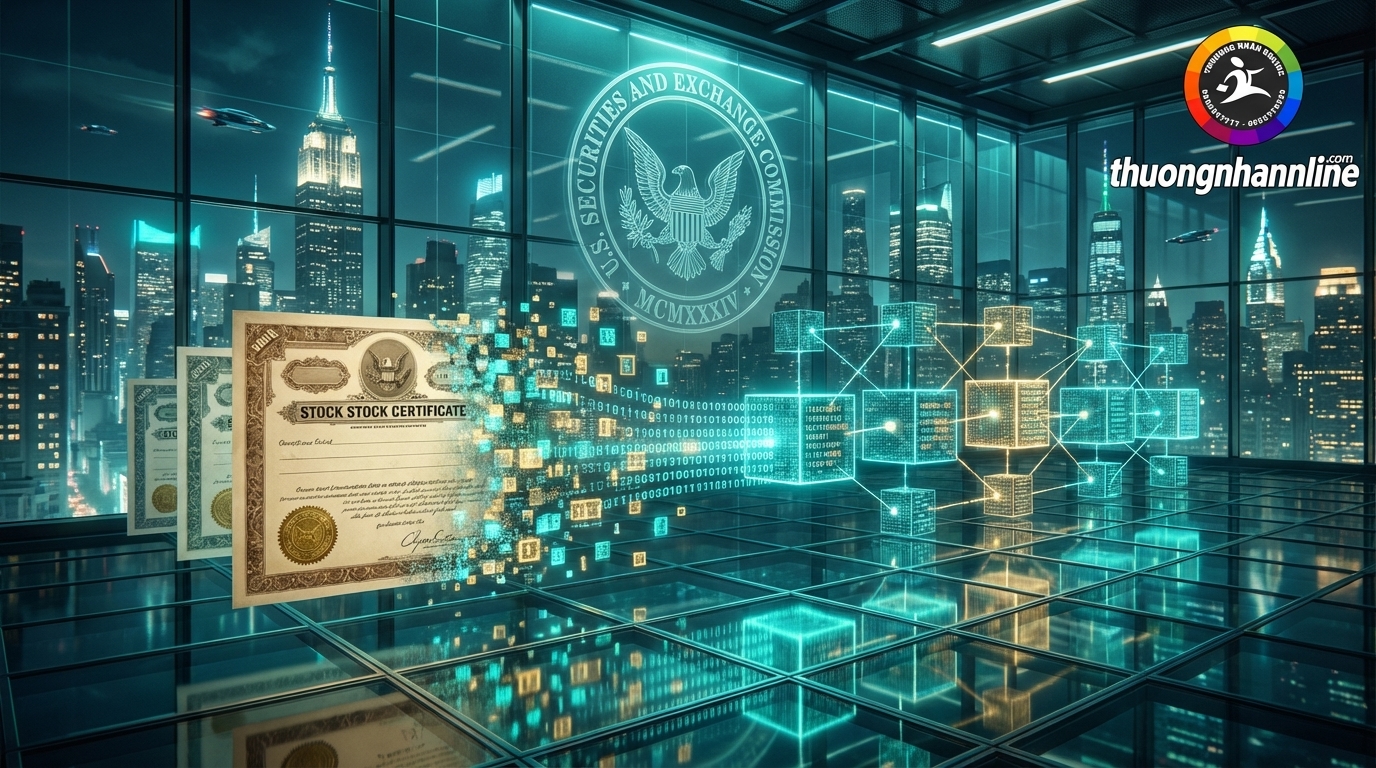 Chứng khoán token hóa và blockchain