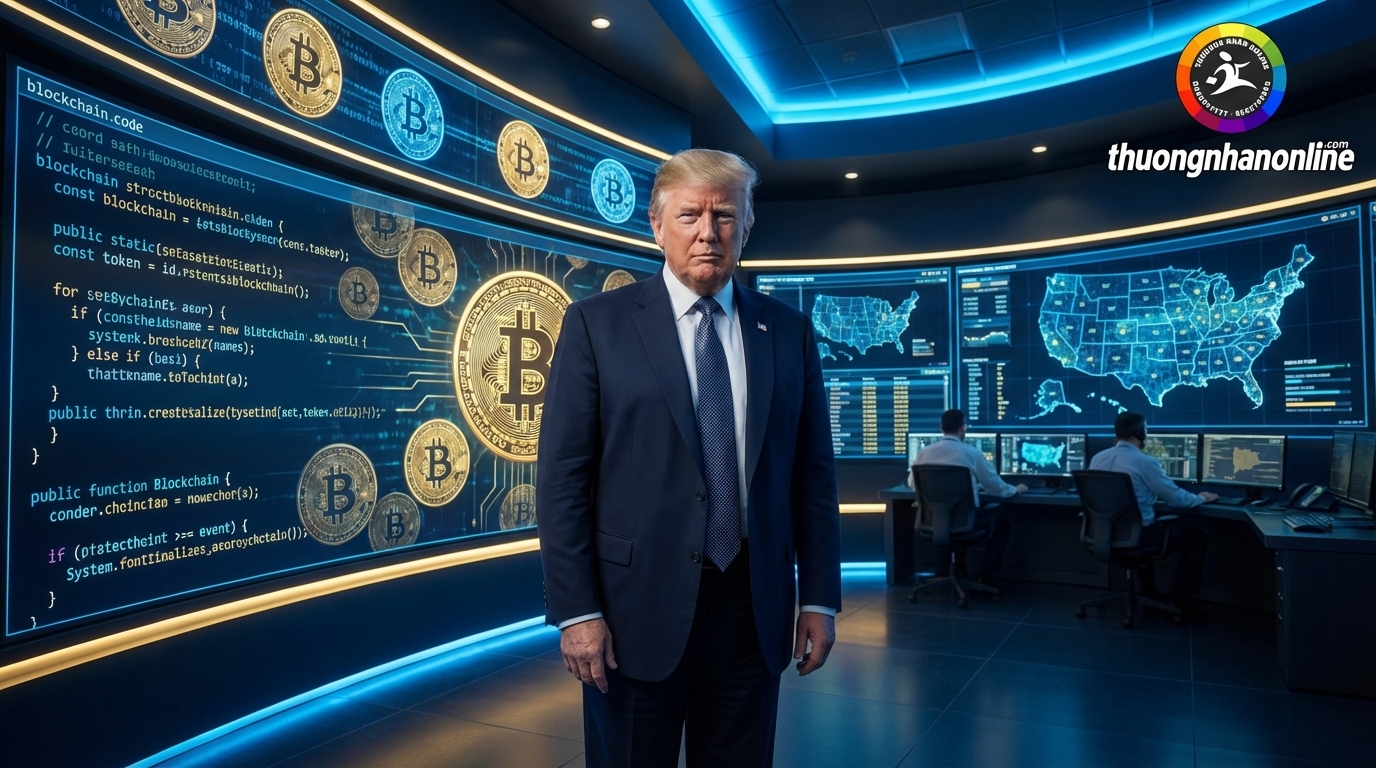 Tổng thống Trump và chiến lược blockchain quốc gia