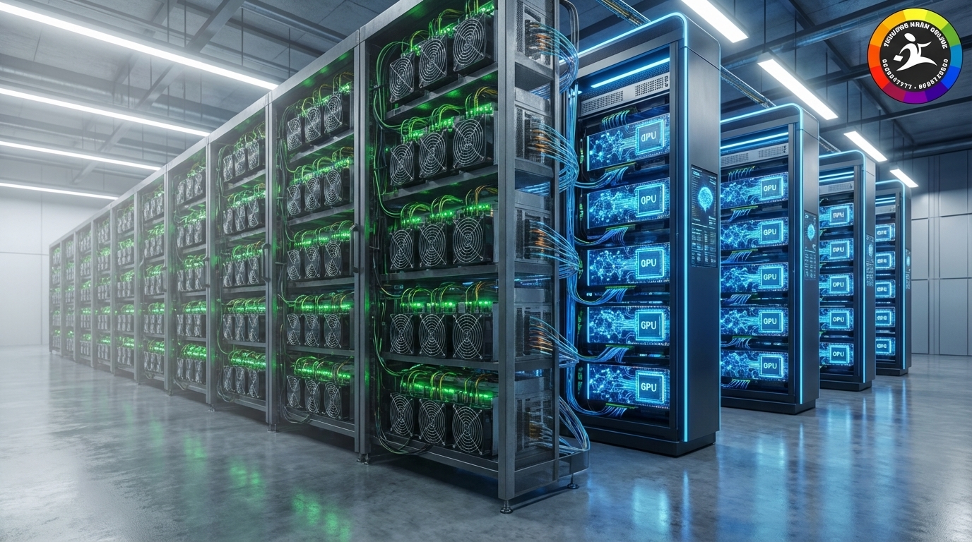 Thợ đào Bitcoin chuyển hướng sang AI