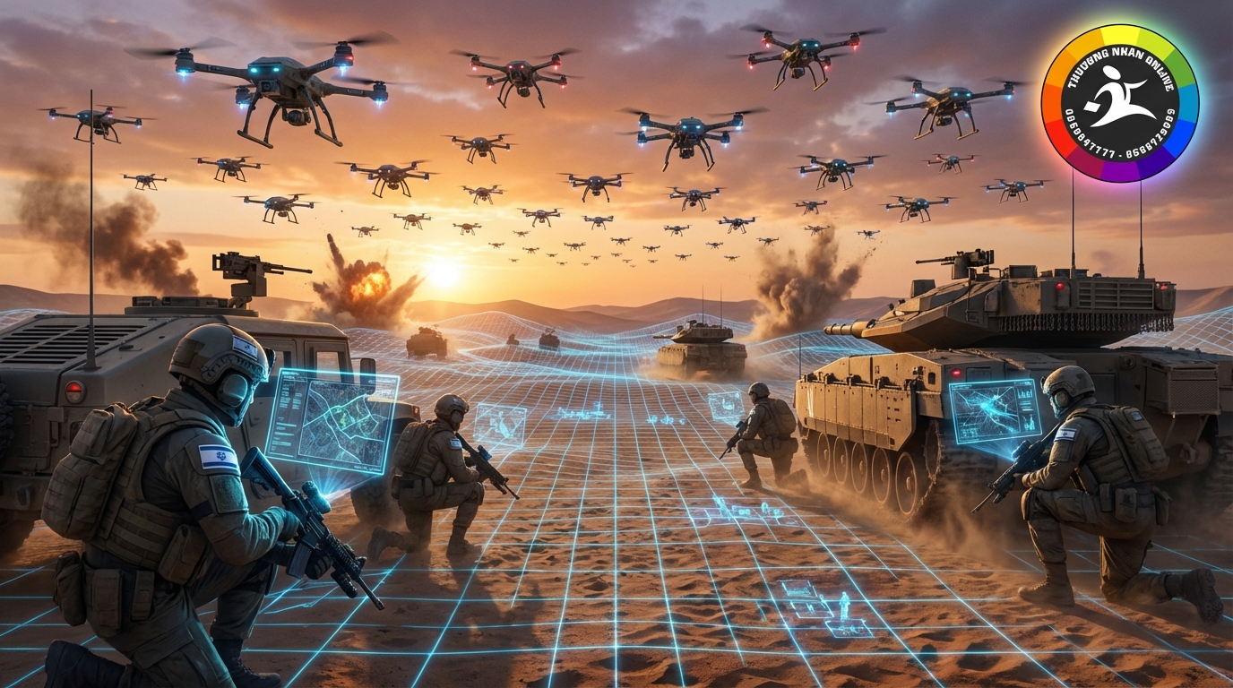 AI tham gia chiến trường Israel và công nghệ quân sự tương lai
