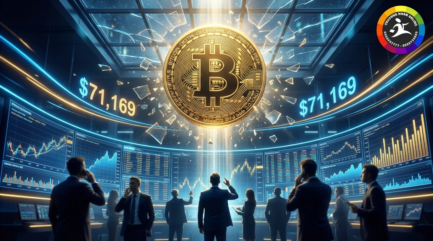 Bitcoin vượt mốc 70000 USD và tiến tới đỉnh cao mới