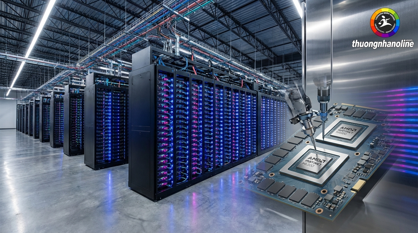 Meta bắt tay AMD trong thương vụ chip AI tỷ đô
