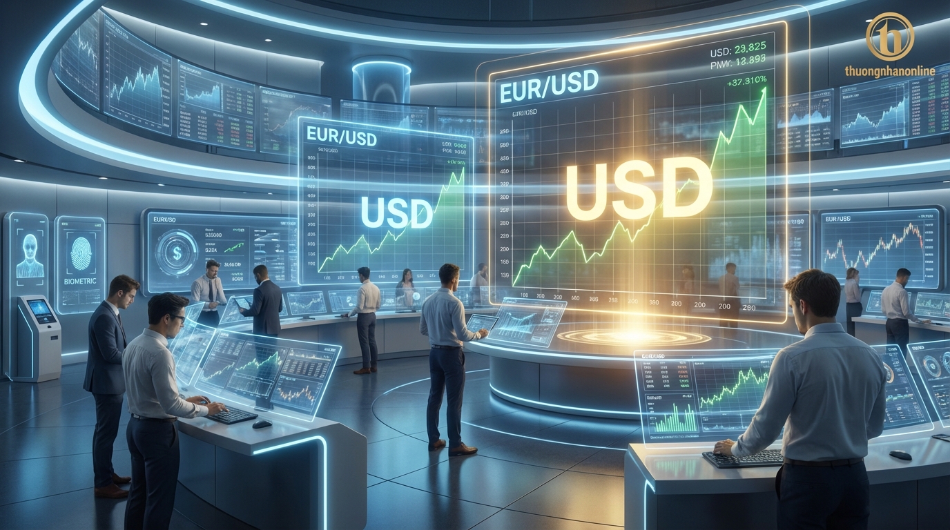 Phân tích tỷ giá EUR/USD năm 2026 và sức mạnh của đồng USD