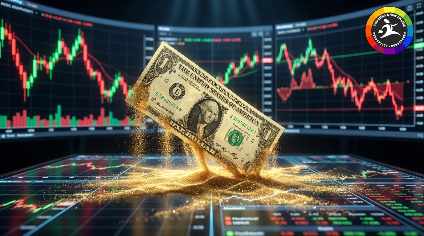 Biểu đồ biến động đồng USD và thị trường ngoại hối toàn cầu