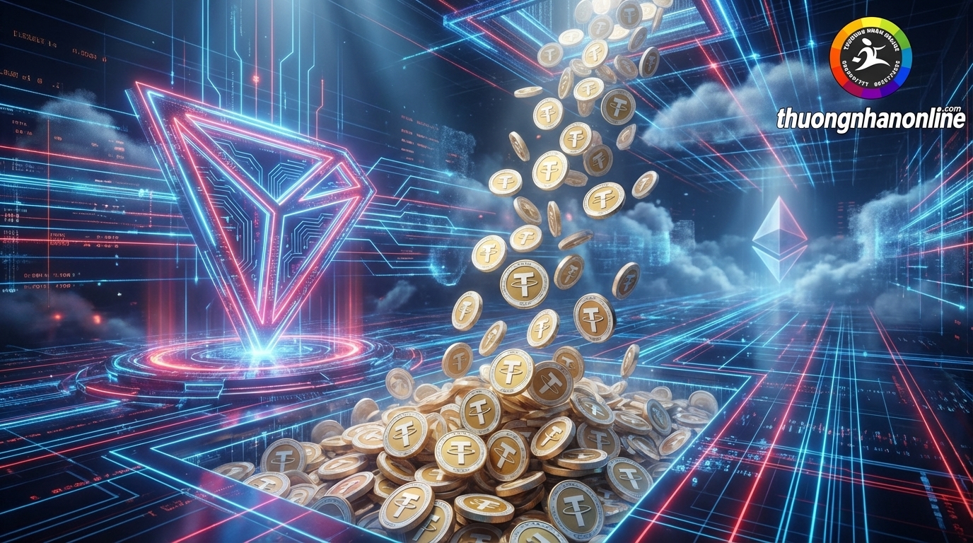 Tron vuot mat Ethereum ve tru luong USDT