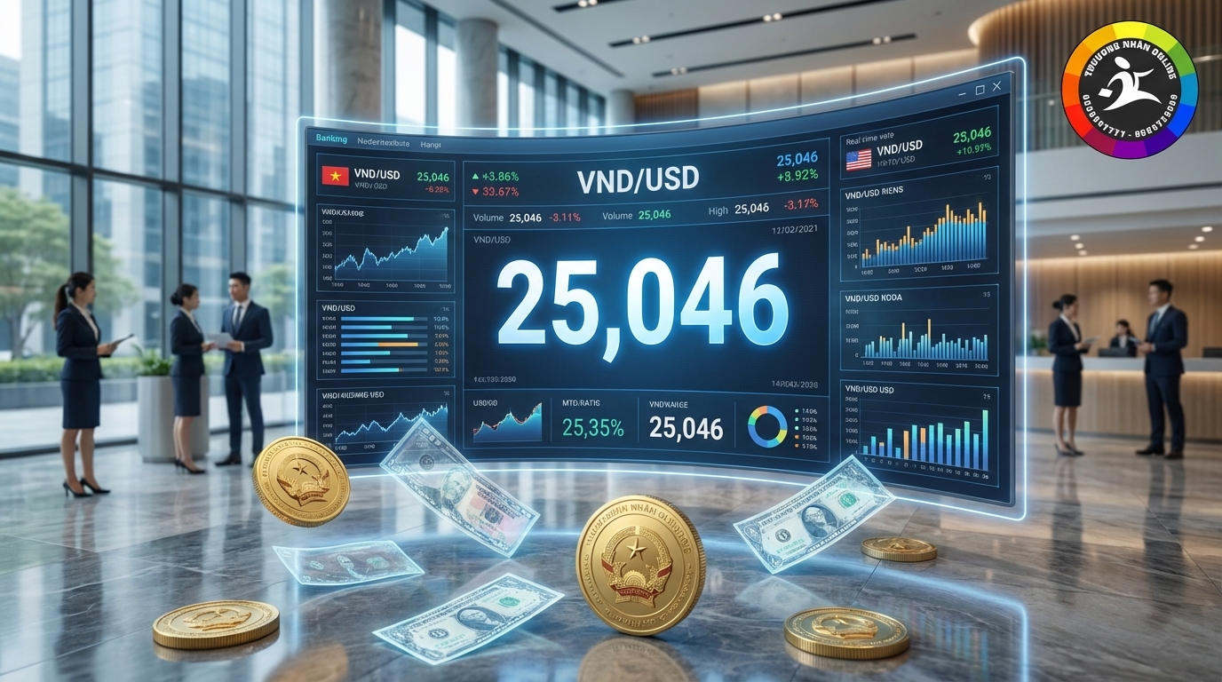 Tỷ giá trung tâm VND/USD tăng mạnh năm 2026