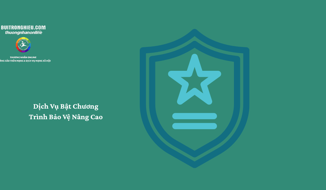 dịch vụ bật bảo vệ nâng cao tài khoản facebook