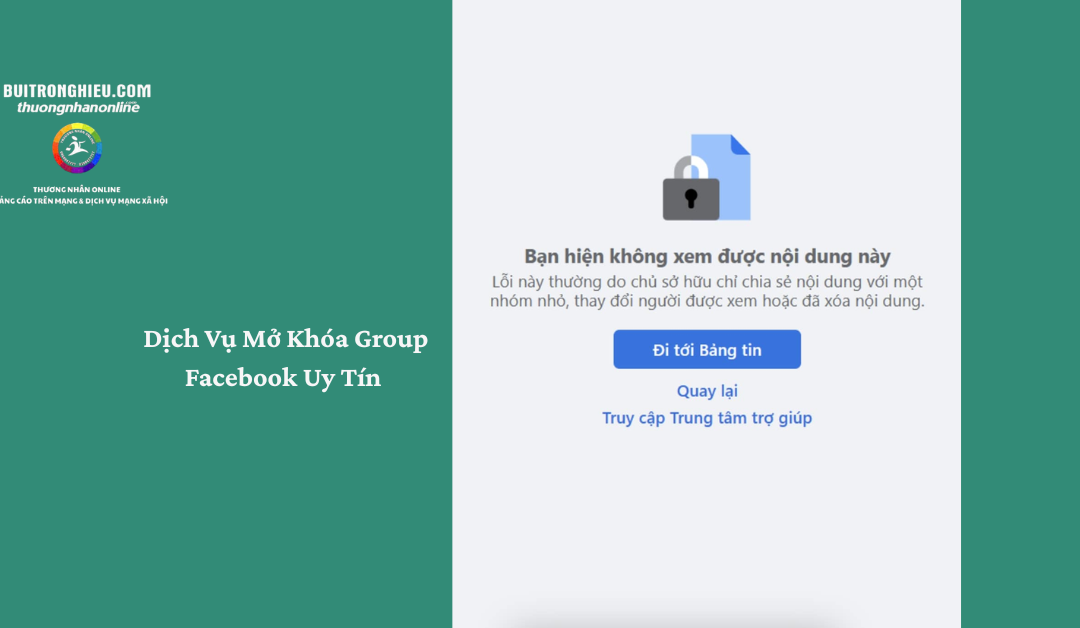 Dịch vụ mở khóa group
