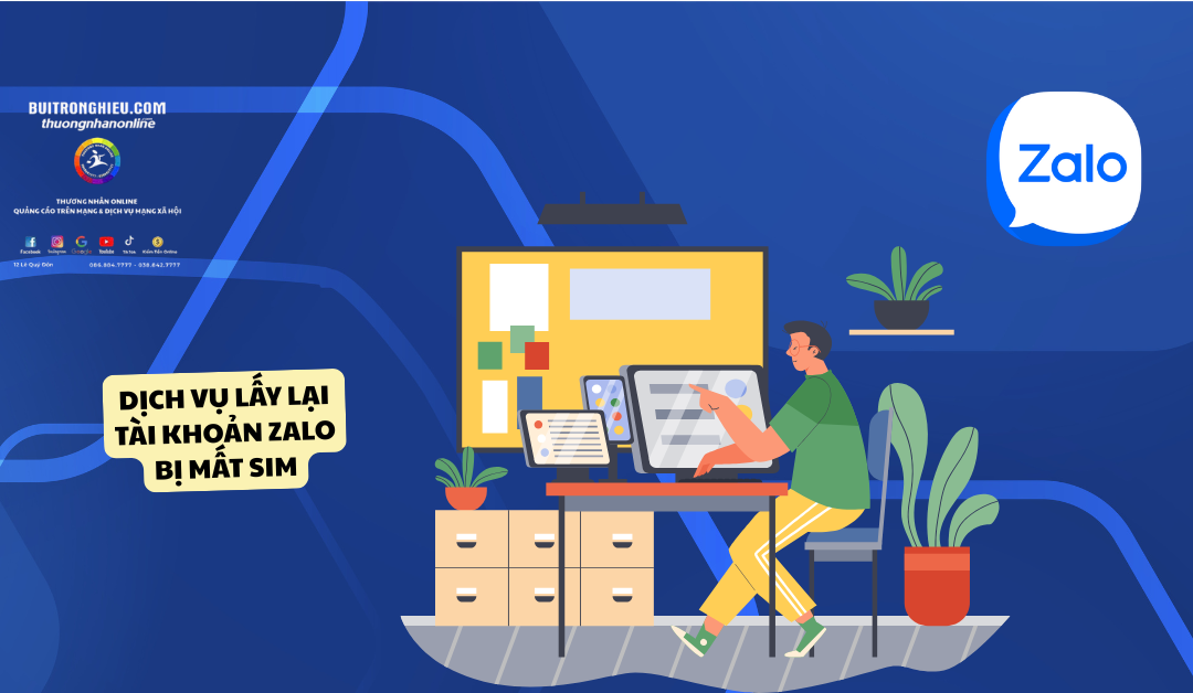 lấy lại tài khoản zalo bị mất sim