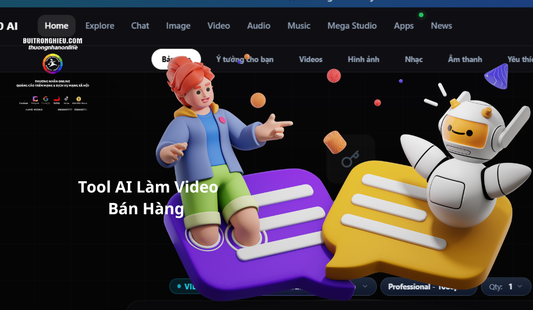 Tool AI Làm Video Bán Hàng – Tăng Doanh Thu Nhanh Chóng