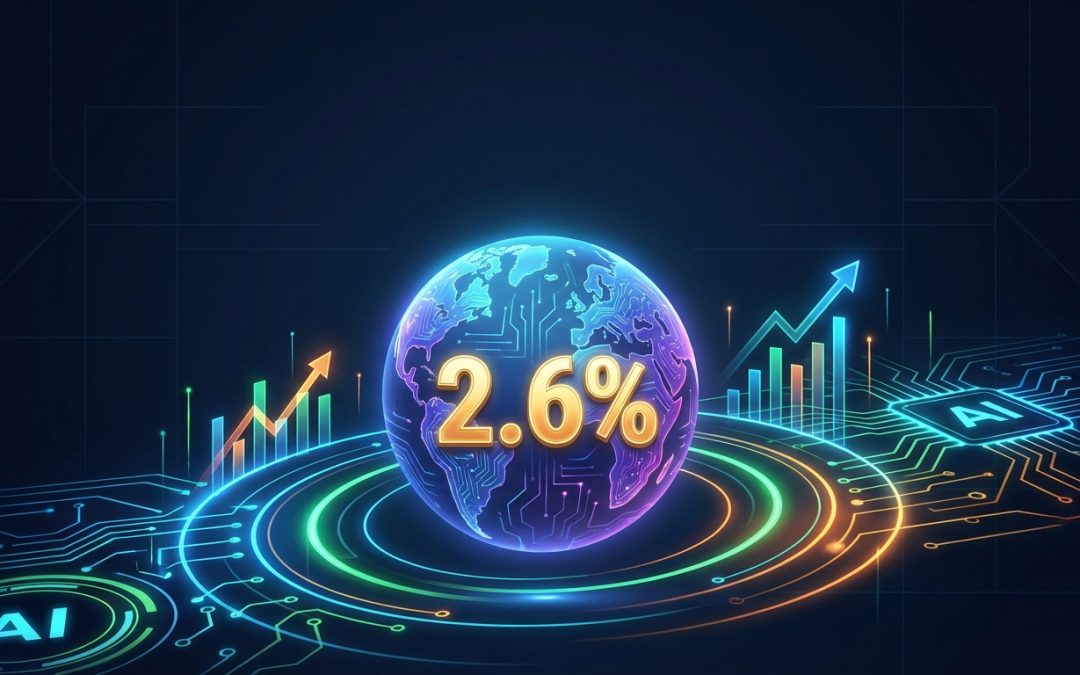 Kinh tế toàn cầu 2026: Tại sao AI bùng nổ nhưng tăng trưởng vẫn dậm chân ở mức 2,6%?